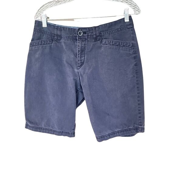 Eddie Bauer Women's Cotton Bermuda-Walking Shorts Navy Blue Size 8 - Picture 11 of 11